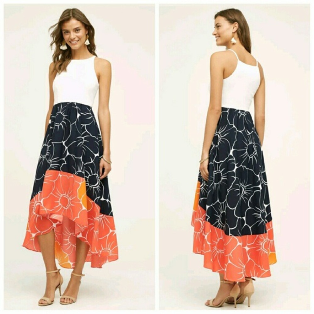 Anthropologie hutch just peachy hi low dress
